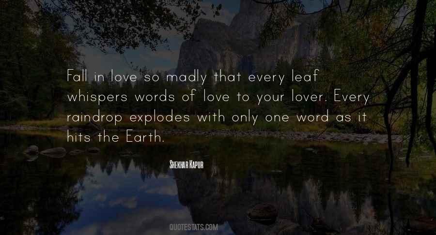 Love Is Only A Word Quotes #67738