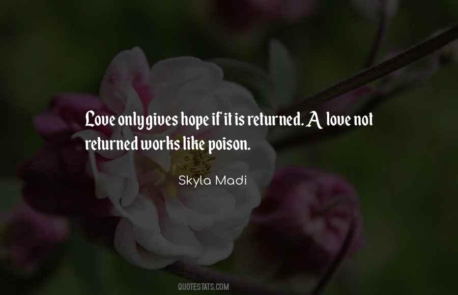 Love Is Poison Quotes #1329412