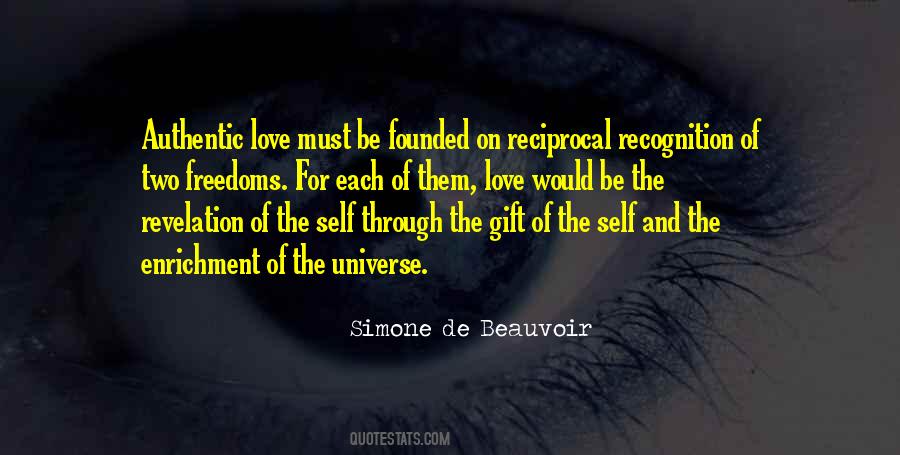 Love Is Reciprocal Quotes #555267