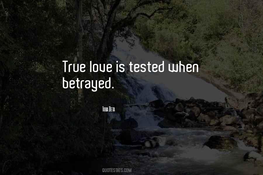 Love Is Tested Quotes #1361195