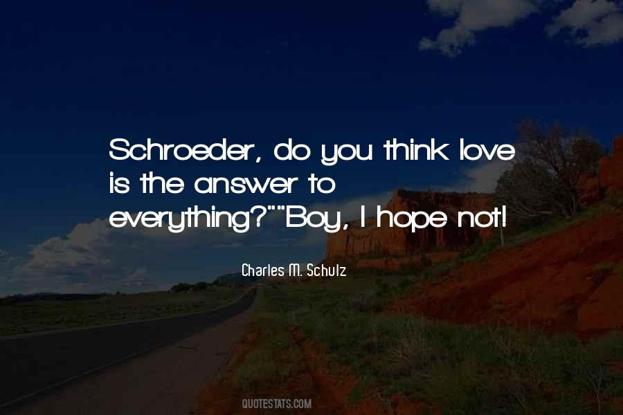 Love Is The Answer Quotes #1124799