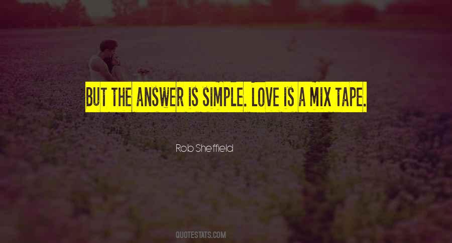 Love Is The Answer Quotes #186400
