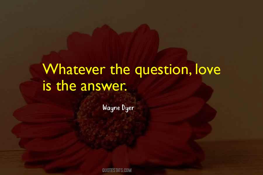 Love Is The Answer Quotes #929222