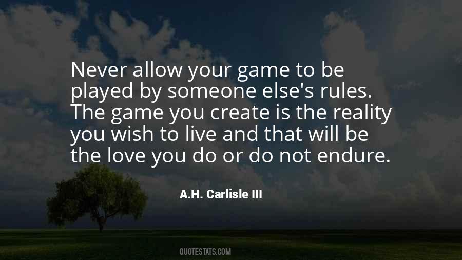 Love Is The Game Quotes #446848