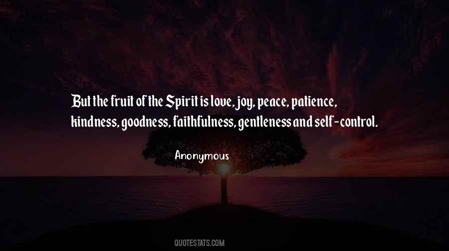 Love Joy Peace Patience Quotes #1724011