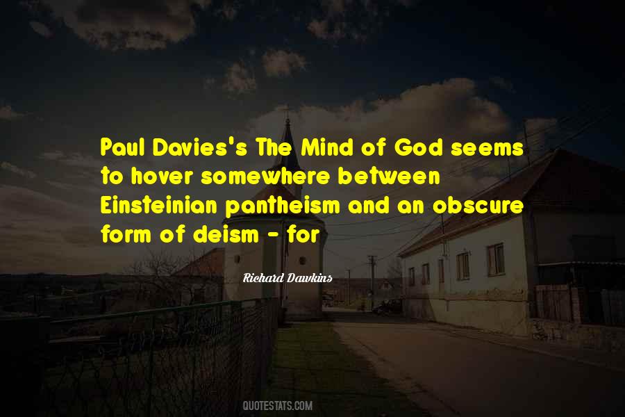 Quotes About Deism God #1032367