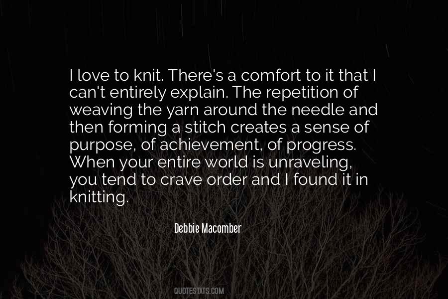 Love Knitting Quotes #712118