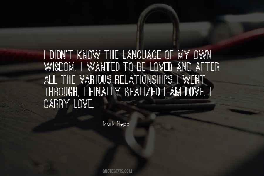 Love Knows No Language Quotes #469208