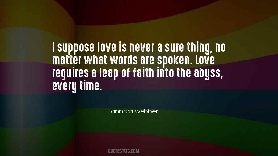 Love Leap Quotes #1091827
