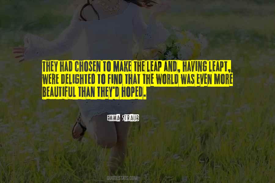 Love Leap Quotes #1536514