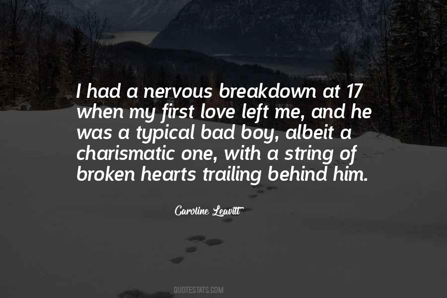 Love Left Me Quotes #1554624