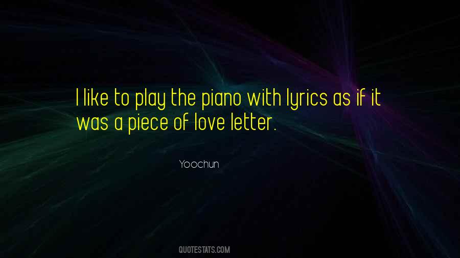 Love Letters Play Quotes #716664