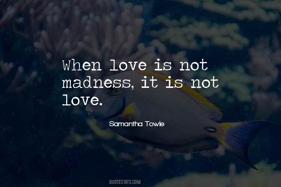 Love Madness Quotes #752311