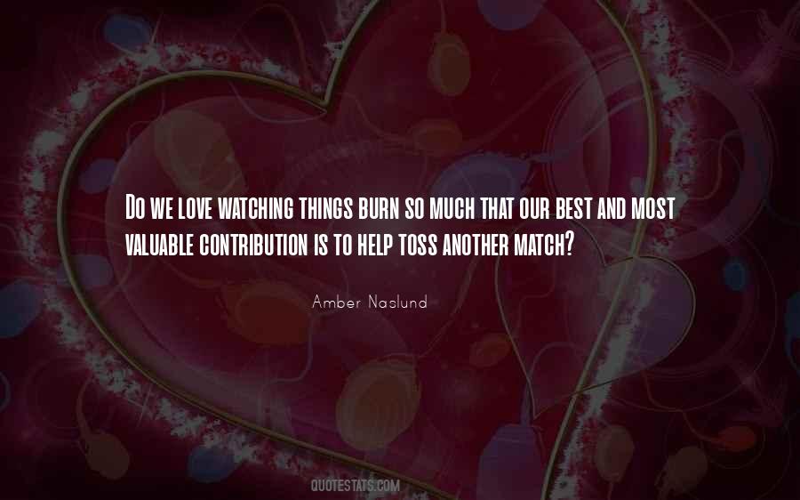 Love Match Quotes #30467