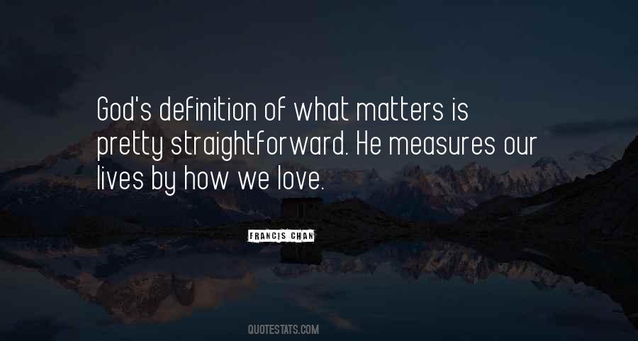 Love Matters Quotes #191885