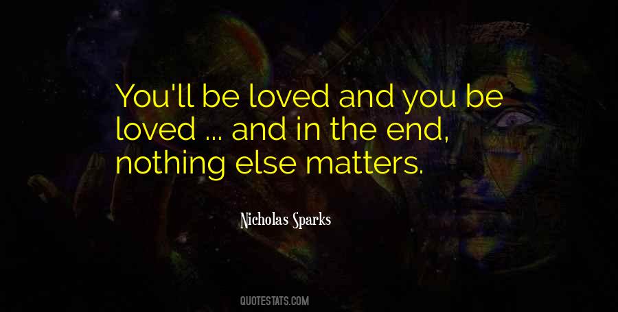 Love Matters Quotes #299418