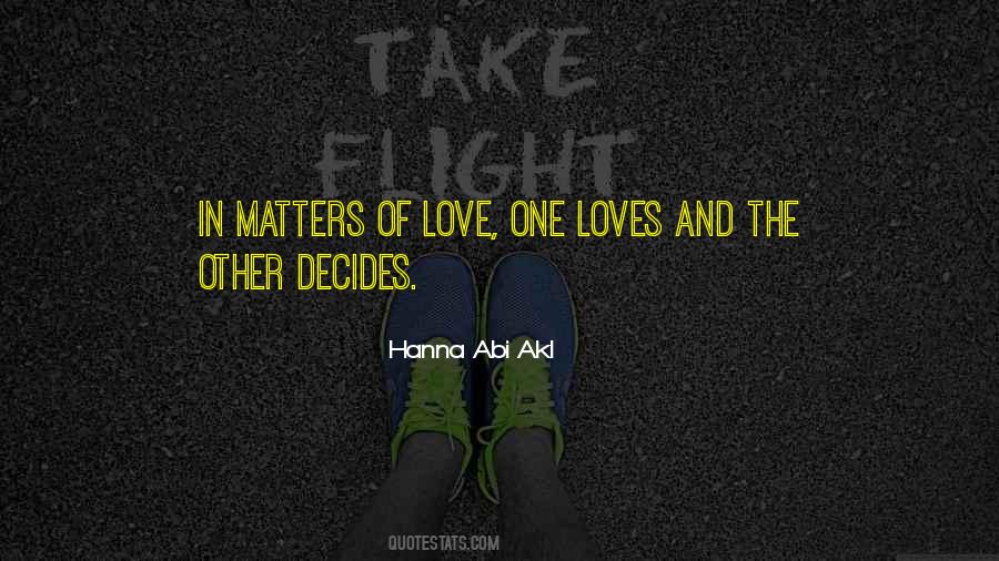 Love Matters Quotes #340842