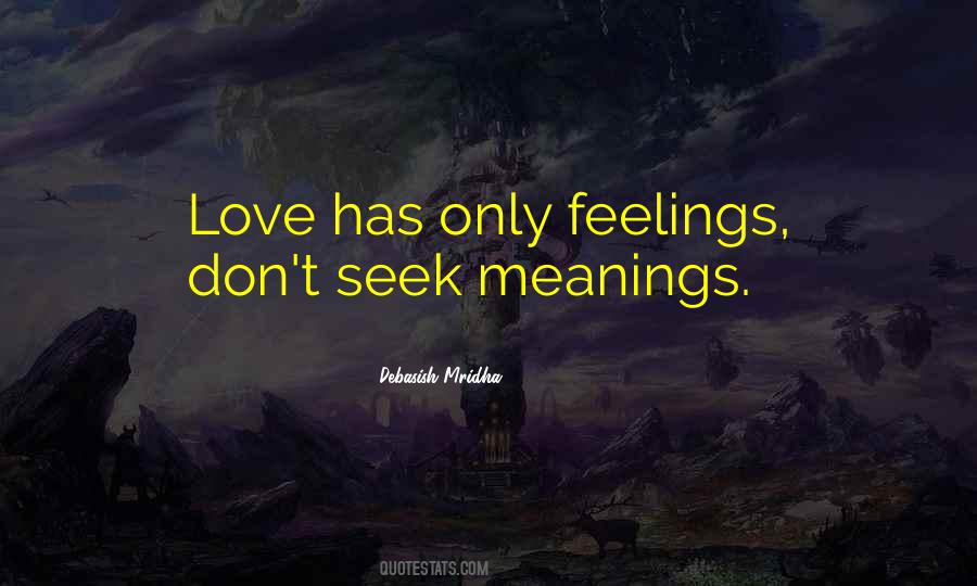 Love Meanings Quotes #1344984