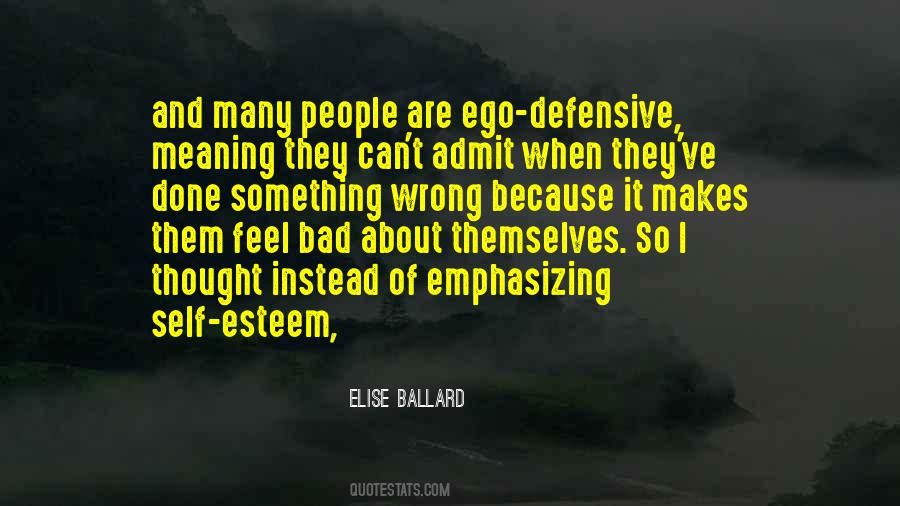 Quotes About Defensive People #1252835