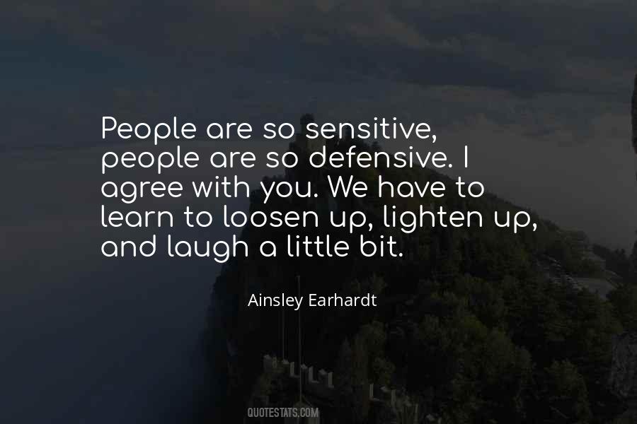 Quotes About Defensive People #804636