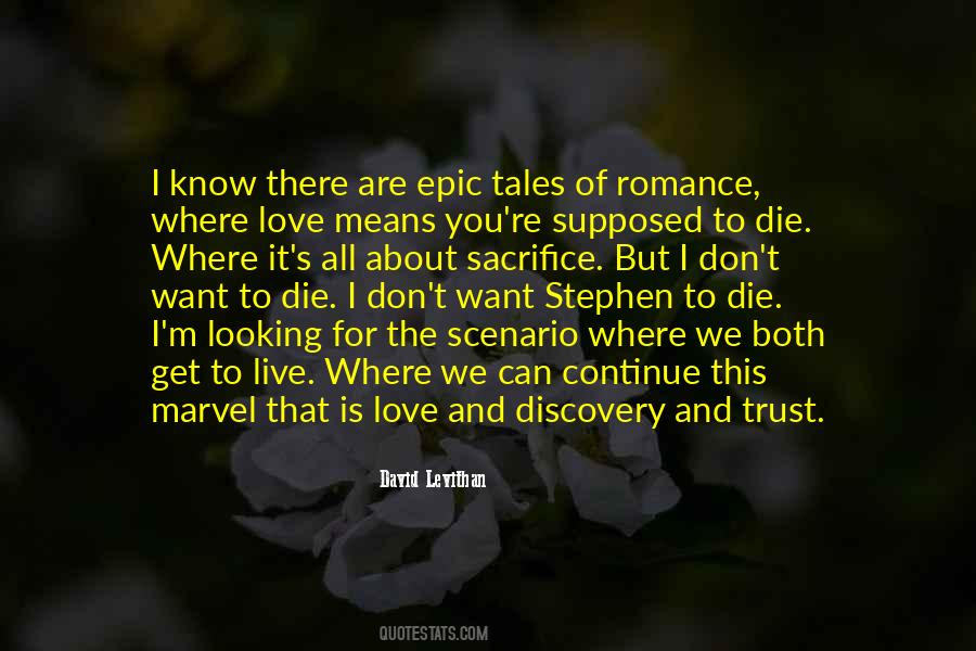 Love Means Sacrifice Quotes #1755592