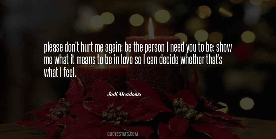 Love Means To Me Quotes #482105