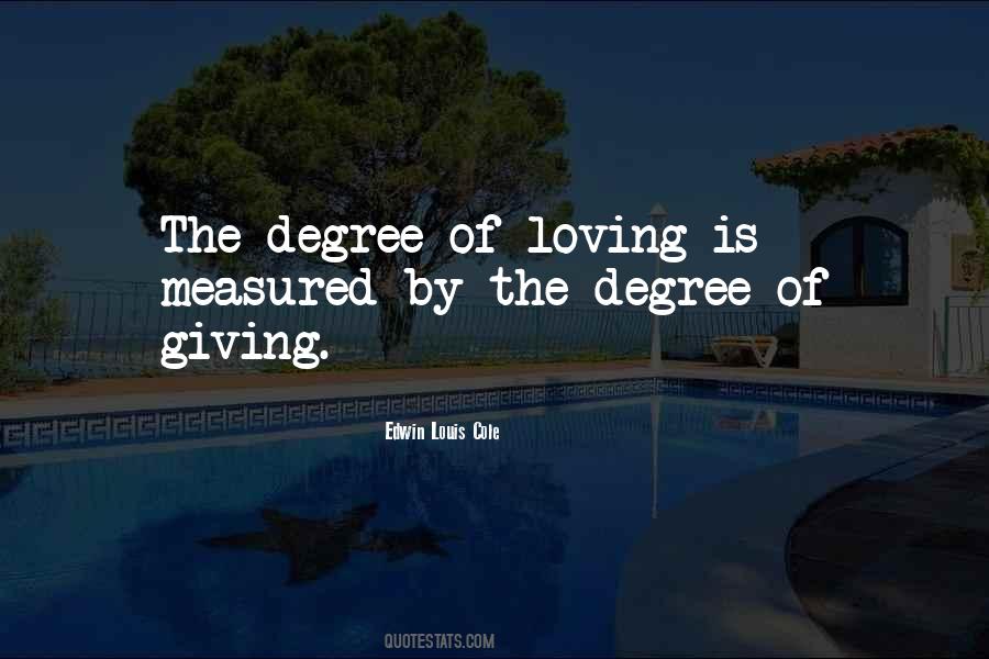 Love Measured Quotes #1355652