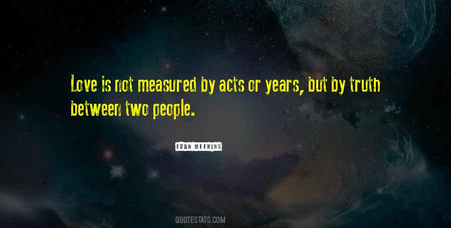 Love Measured Quotes #1556139
