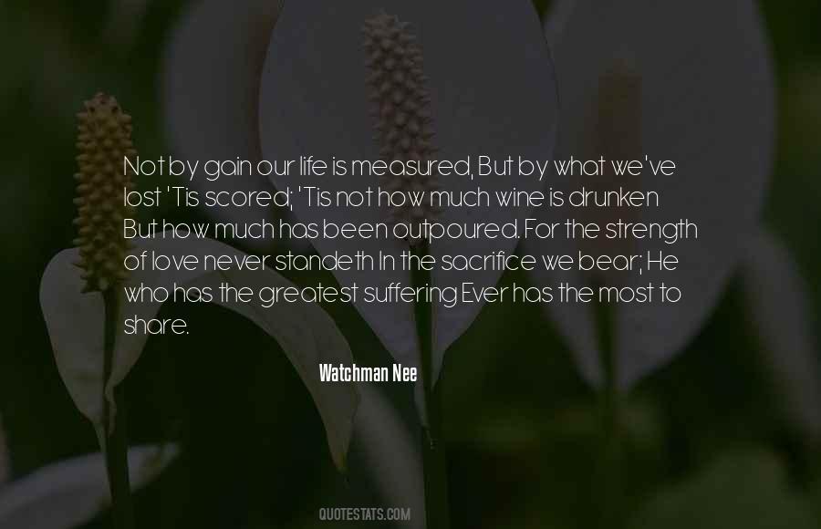 Love Measured Quotes #435770