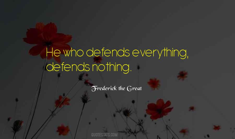 Quotes About Defends #446337