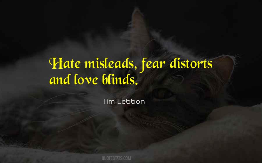 Love Mislead Quotes #962388