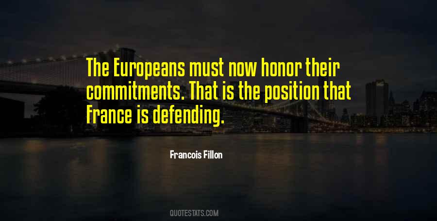 Quotes About Defending Your Honor #1527558