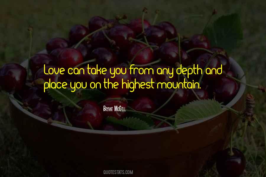 Love Mountain Quotes #565804