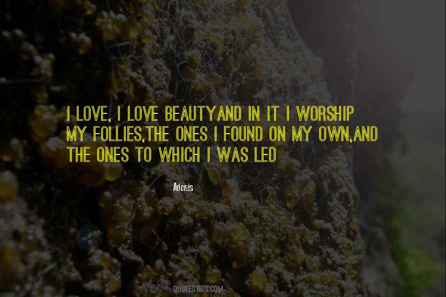 Love My Beauty Quotes #15019