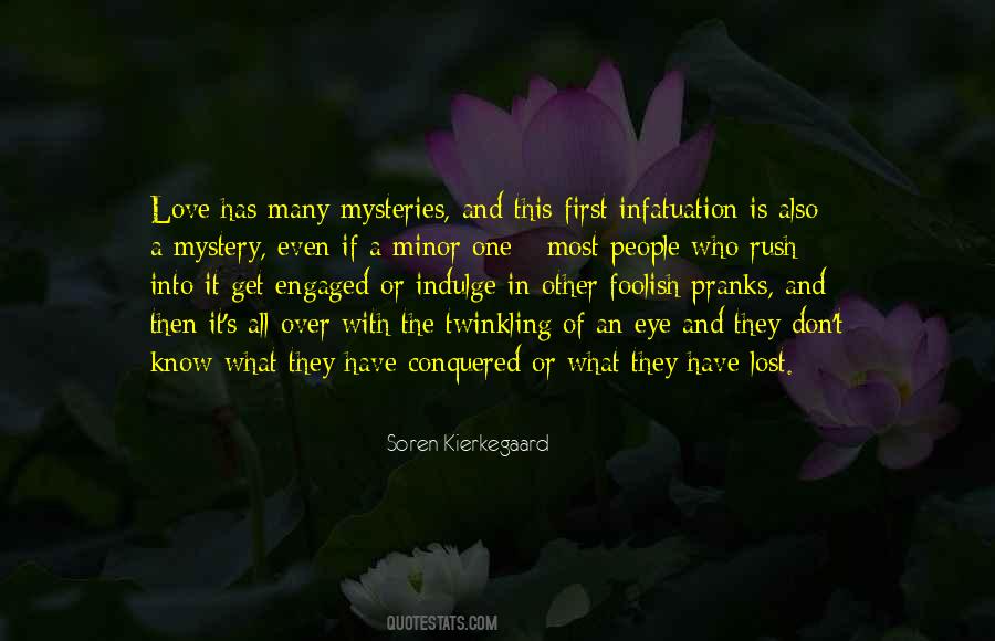 Love Mysteries Quotes #1019416