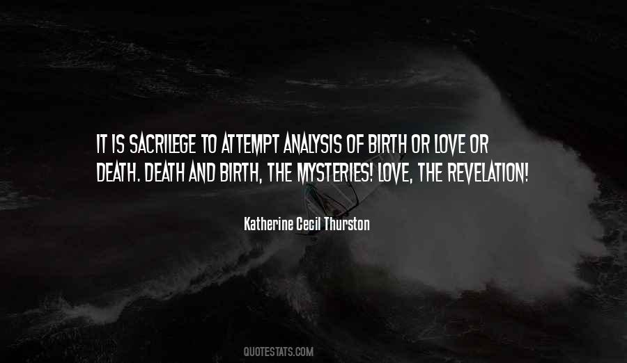 Love Mysteries Quotes #1058153