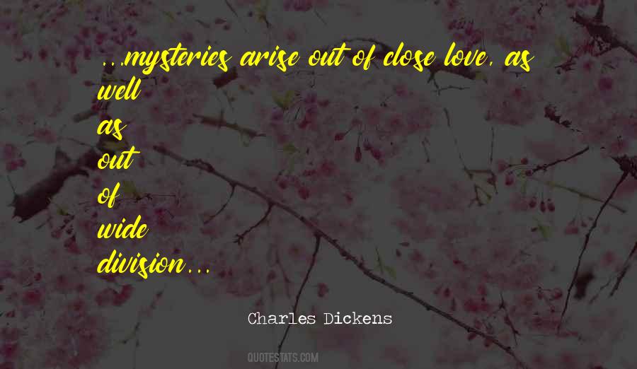 Love Mysteries Quotes #238084