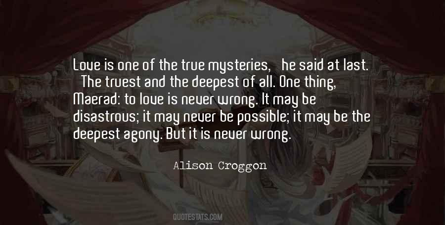 Love Mysteries Quotes #300711