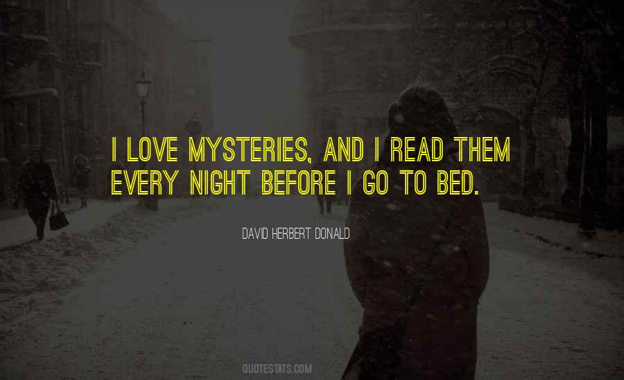 Love Mysteries Quotes #497416