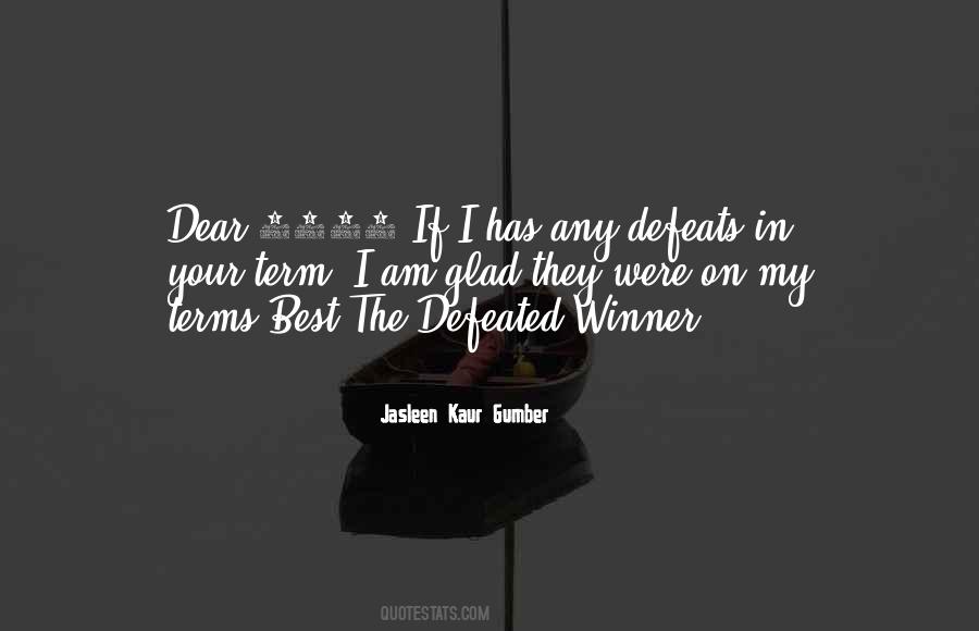 Quotes About Defeats #1140601