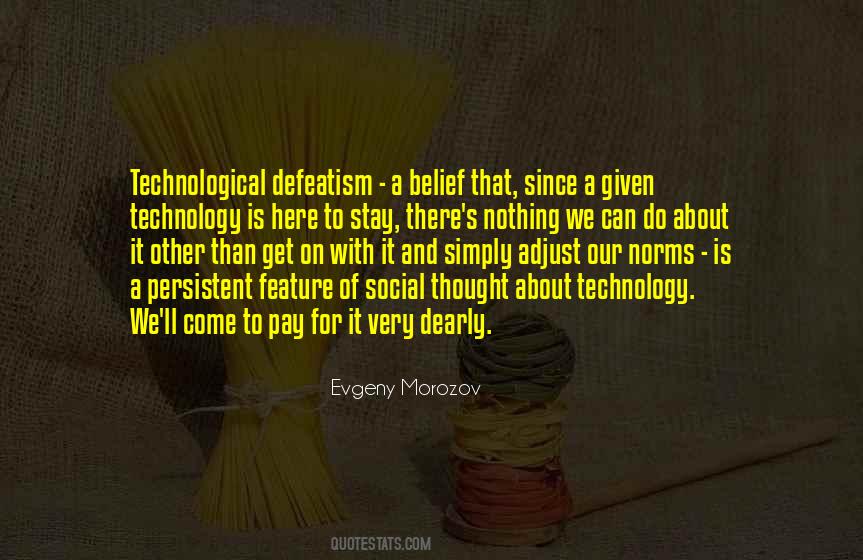 Quotes About Defeatism #100853