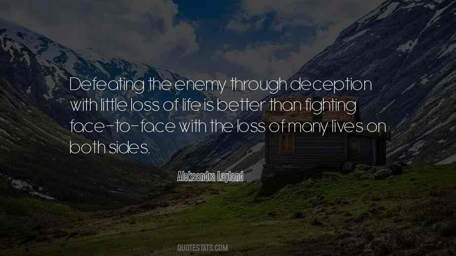 Quotes About Defeating The Enemy #31180