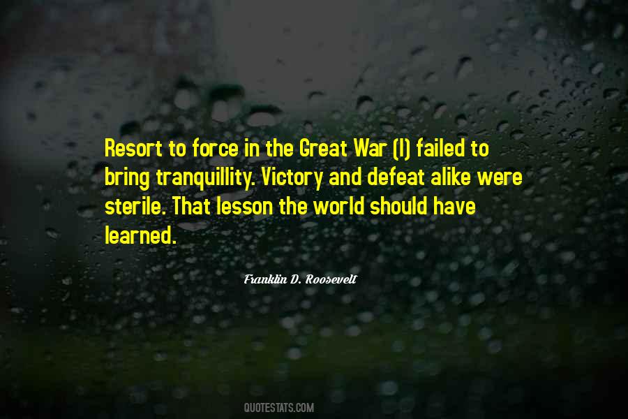 Quotes About Defeat In War #1504202