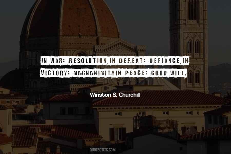 Quotes About Defeat In War #467701