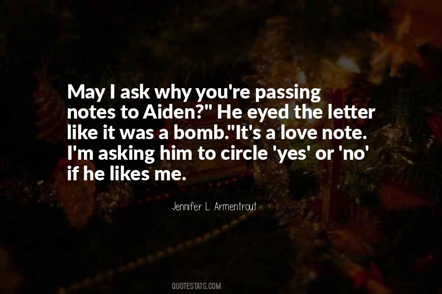 Love Note Quotes #745556