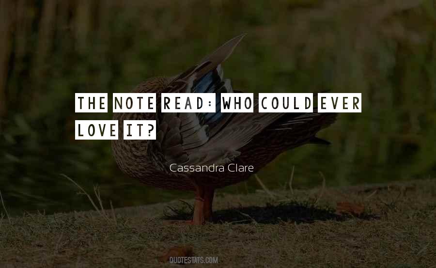 Love Note Quotes #96682
