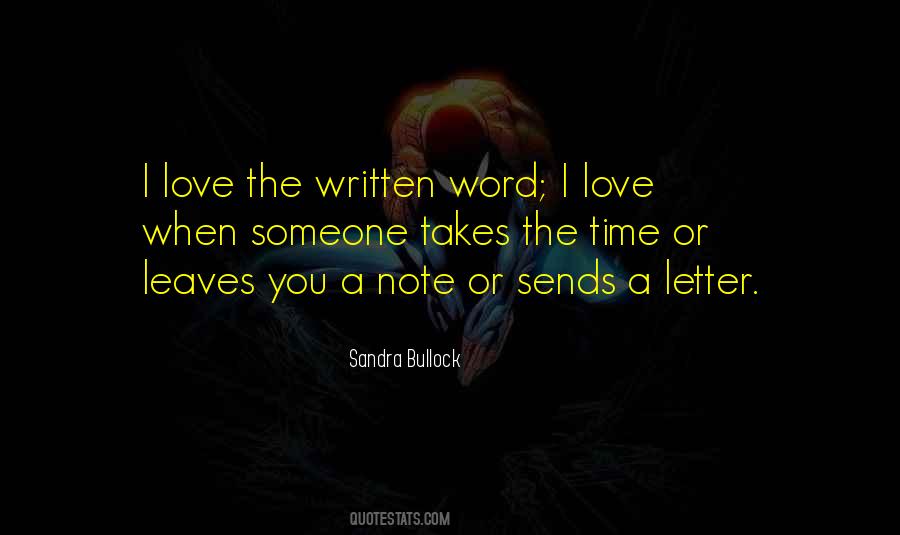 Love Note Quotes #989681
