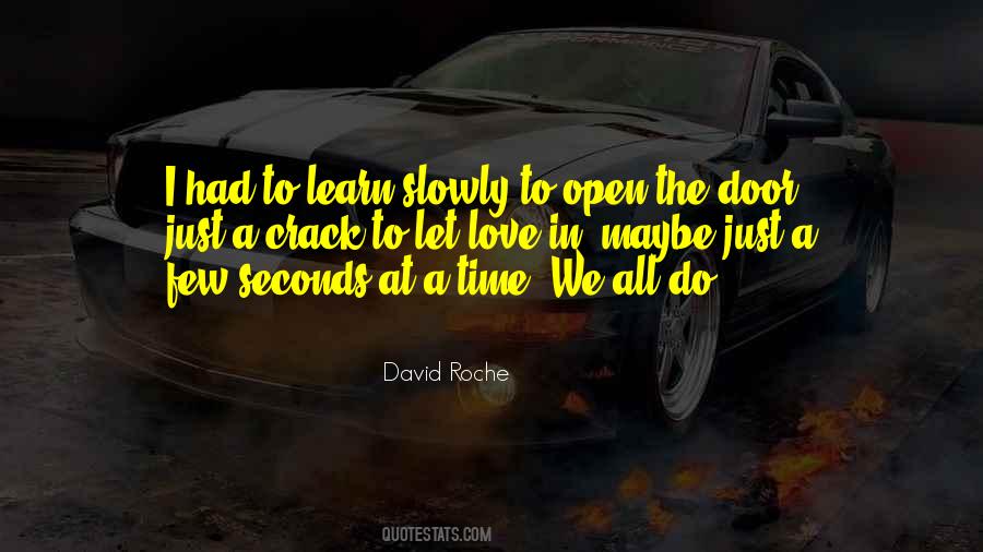 Love Open Door Quotes #1256922