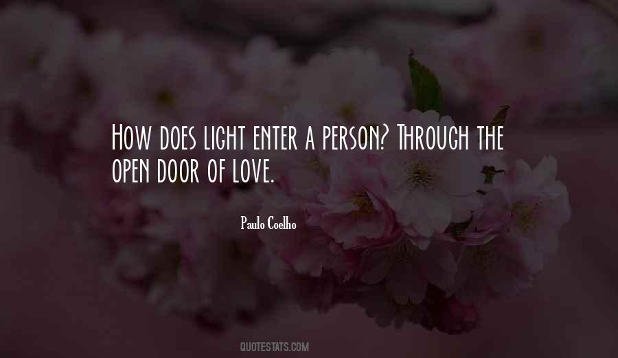 Love Open Door Quotes #1354323