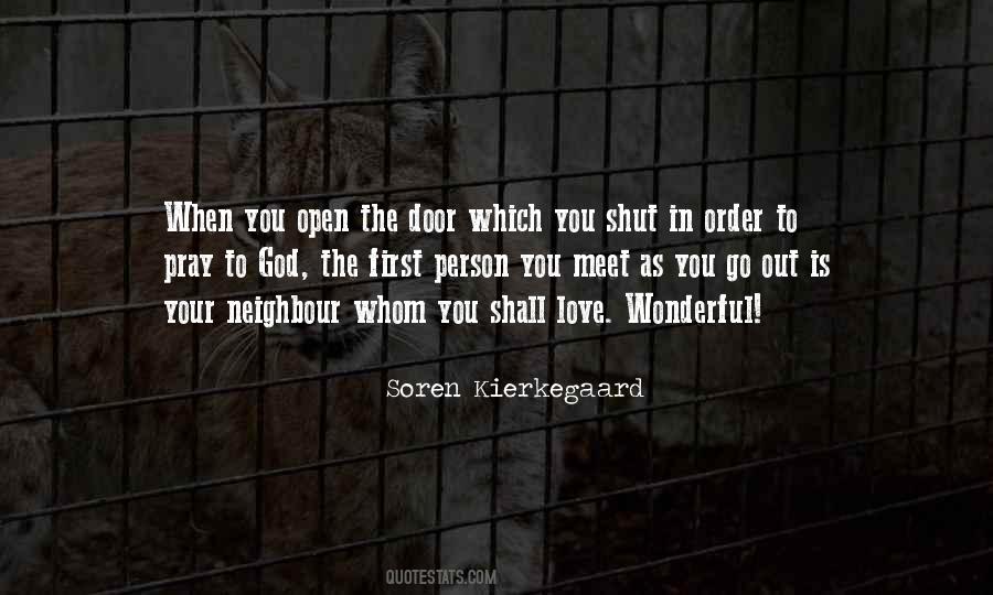 Love Open Door Quotes #154429